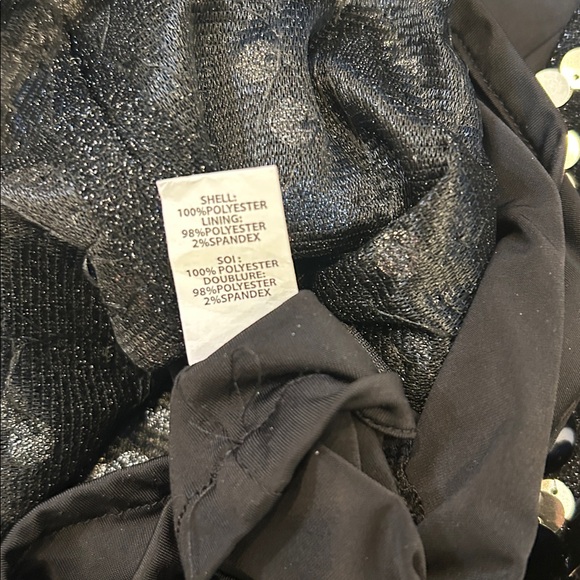 Ramy Brooke Black Tanya Sequined Mini Dress - Picture 12 of 12